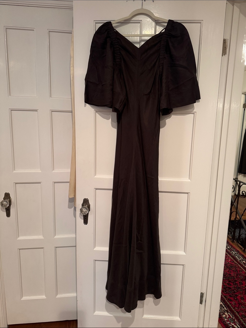Banana Republic Viscose-Linen Flutter-Sleeve Maxi Dress 873148 - Picture 5 of 11